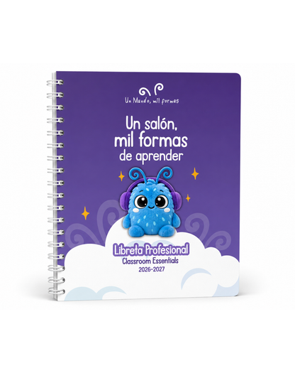 ¡PRE-VENTA Separa con $10! Libreta Profesional   26-27- Un Mundo, mil formas (Precio total: $25.99)